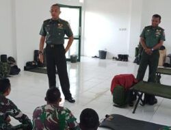 Kodim 1511/P.Moa Giat Program Jam Komendan Kepada Personil Kodim Moa Dan Personil Satgas Pamputer T.A 2023/2024