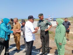 Dandim 1511/P.Moa Bersama Forkopimda Menyambut Kedatangan Gubernur Provinsi Maluku
