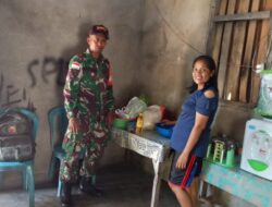 Babinsa Masuk Dapur, Wujud Kepedulian TNI untuk Warga Kurang Mampu