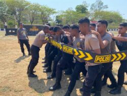 Polres MBD Tingkatkan Kemampuan Personel Melalui Latihan Dalmas Guna Songsong Pesta Demokrasi Pemilu 2024