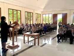 Polres MBD Gelar Binrohtal, Tingkatkan Iman dan Takwa Bagi Personel Sebagai Landasan Pelaksanaan Tugas Kepolisian