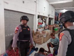 Melalui Patroli Harkamtibmas, Personel Polres MBD Ajak Warga Pelihara Stabilitas Kamtibmas Yang Aman dan Kondusif