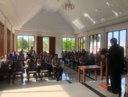 Polres MBD Gelar Binrohtal, Tingkatkan Iman dan Takwa Bagi Personel Sebagai Landasan Pelaksanaan Tugas Kepolisian