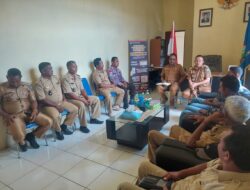 Personel Polsek Tepa Gelar Curhat Kamtibmas, Bangun Komunikasi Dengan Aparat Pemerintah Demi Wujudkan Kondusifitas Kamtibmas