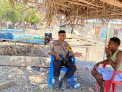 Bhabinkamtibmas Sambangi Desa, Bangun Komunikasi Dengan Warga Dukung Polri Pelihara Situasi Kamtibmas Tetap Aman dan Kondusif