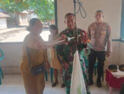 Babinsa Dampingi Kegiatan Posyandu Di Wilayah Binaan