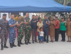 Tim Gabungan Patroli kab. MBD Lakukan Pengecekan Patok Perbatasan Sekaligus Berikan Bantuan Stunting