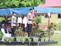 Kapolres MBD Pimpin Apel Pam Swakarsa, Pelihara Kondusifitas Kamtibmas Menuju Pesta Demokrasi Pemilu 2024