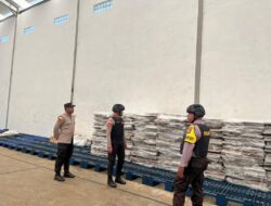 Personel Polres MBD, Kembali Lakukan Pantauan Gudang Logistik Pastikan Aman