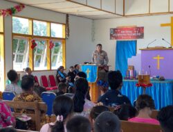Gelar Safari Kamtibmas di Gereja, Kapolres Himbau Jemaat Menjaga Kondusifitas Kamtibmas Jelang Pemilu 2024