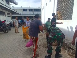 Koramil 1511-01/Tiakur, Gelar Karbak Pembersihan Lokasi Pasar Kalwedo