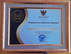 Pemprov Maluku Raih Penghargaan“ Menuju Informatif’’ Pada Monev Terbuka Informasi Tahun 2023
