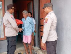Sat Binmas Polres MBD, Gelar Penyaluran Bantuan Sosial Sebagai Bentuk Kepedulian Kepada Warga
