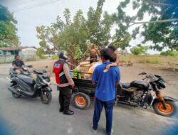 Polsek Babar Timur Gelar Patroli Harkamtibmas, Berikan Pemahaman Kepada Warga Untuk Berdisiplin Dalam Berlalu Lintas