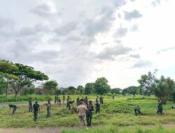 Personel Kodim 1511/P.Moa Bersama Instansi Terkait Giat Karbak Yang Di Gelar Oleh Pemda MBD