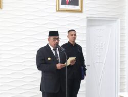 Gubernur Lantik Sejumblah Pejabat Pimpinan Tinggi Pratama Dan Pejabat Adminitrasi Lingkup Promal