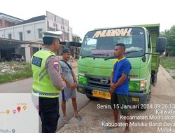 Satuan Lantas Polres MBD Terus Mengedukasi Warga Utamakan Kepatuhan Berdisiplin Lalu Lintas
