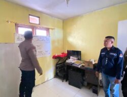 Polsek Wetar, Datangi Gudang Logistik Pemilu Guna Mengecek Kesiapan Pelaksanaan Pemilu 2024