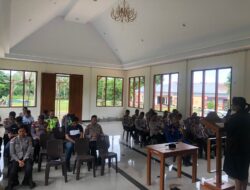 Polres MBD Gelar Binrohtal, Demi Tingkatkan Mental Spiritual Anggota Polri Dalam Pelaksanaan Tugas Kepolisian