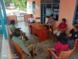 Polsek Kisar Gelar Jumat Curhat, Minta Warga Berperan Aktif Dalam Menjaga Situasi Kamtibmas