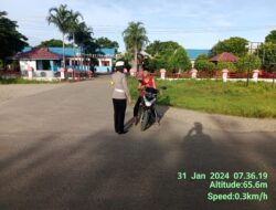 Sat Lantas Polres MBD, Tekan Pelanggaran dan Laka Lantas Dengan Mengedukasi Warga Tertib Berlalu Lintas
