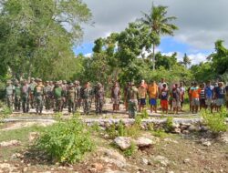 Giat Jumat Bersih, Kodim 1511/P.Moa Ajak Warga Peduli Lingkungan