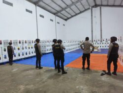 Dukung Pemilu 2024, Polres MBD Cek Kesiapan Logistik Tetap Aman