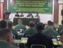 J.Pesulima “Kartika Pattimura”, Maluku dan Malut Membina 28 Prinkop RAT Ke-51 Tutup Buka Tahun 2023