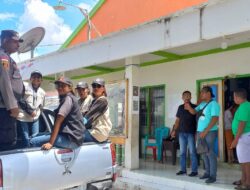 Polsek Babar Timur Bersama Panwascam dan PPK Giat Himbauan Bagi Warga