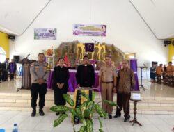 Polsek Tepa Gelar Minggu Kasih, Berikan Pelayanan Pada Kegiatan Keagamaan