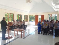 Polres MBD Berikan Penguatan Mental Spiritual Anggota Polri Melalui Pelaksanaan Kegiatan Binrohtal