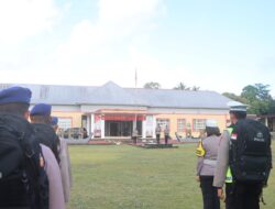 Kapolres MBD Pimpin Apel Konsolidasi Personel Pengamanan Pemilu 2024 Sebagai Kesiapan Pelaksanaan Tugas