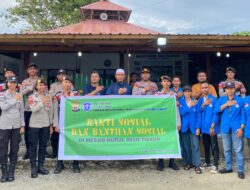 Polres MBD Bersilaturahmi Melalui Pemberian Bantuan Sosial Guna Optimalkan Peningkatan Kualitas Pelayanan Polri