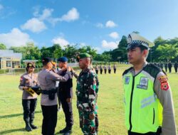 Kapolres MBD Pimpin Apel Gelar Pasukan, Dukung Operasi Kewilayahan Keselamatan Salawaku 2024