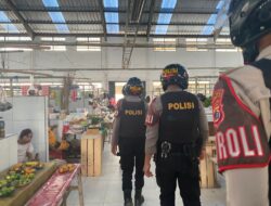 Polres MBD Memantau Perkembangan Situasi Kamtibmas di Pasar Rakyat Tiakur