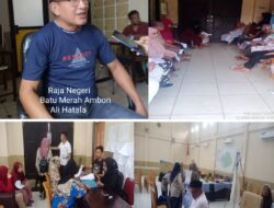 Pemerintah Negeri Batu Merah, Memberikan BLT Kepada Lansia Sekaligus Kegiatan Rutin Posyandu