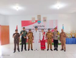 Dandim 1511/P.Moa, Hadiri Pelantikan Kepala Desa Wakarlely