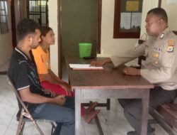 SPKT Polsek Mdona Hyera Lakukan Pendekatan Keadilan Restoratif Selesaikan Masalah Warga