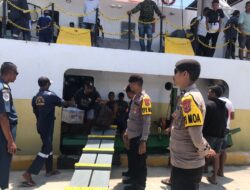 KPPP Polres MBD Secara Intensif Lakukan Pemantauan Aktifitas Masyarakat di Pelabuhan Laut Kaiwatu
