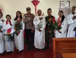 Kapolsek Wetar, Gelar Minggu Kasih di Gereja Sebagai Upaya Ciptakan Stabilitas Kamtibmas Yang Kondusif