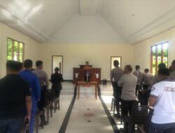 Personel Polres MBD Ikuti Kegiatan Binrohtal Guna Mantapkan Mental Spiritual Anggota Polri