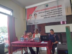 Asisten III Setda MBD, Buka Kegiatan Pembinaan Dan Pengawasan Kearsipan Dinamis