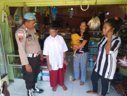Bhabinkamtibmas Desa Lurang Minta Warga Berperan Aktif,  Pelihara Kondusifitas Kamtibmas