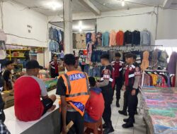 Satuan Samapta Secara Intensif Sosialisasikan Kamtibmas Kepada Warga di Pasar