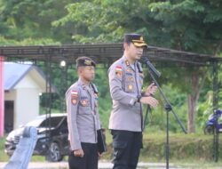 Kapolres MBD Pimpin Apel Kesiapan Pengamanan Malam Takbiran dan Sholat Id Idul Fitri 1445 H