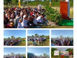 Umat Muslim Di Kota Tiakur, Laksanakan Sholat ID Di Makodim 1511/P.Moa