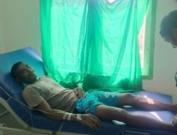Polsek Wetar Sigap Datangi TKP Tangani 2 Warga Yang Tertimpa Tanah Longsor