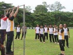 Polres MBD, Gelar Uji Kesamaptaan Jasmani Semester I Tahun 2024
