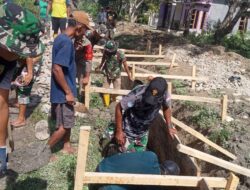 Di Hari Ke 4 Pengerjaan Drainase Program TMMD ke-120 di Desa WaelemanTerus Dikebut