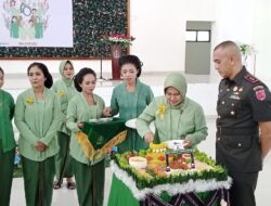 Persit Kodim 1511/P.Moa, Gelar acara syukuran HUT Persit yang ke -78 Tahun 2024